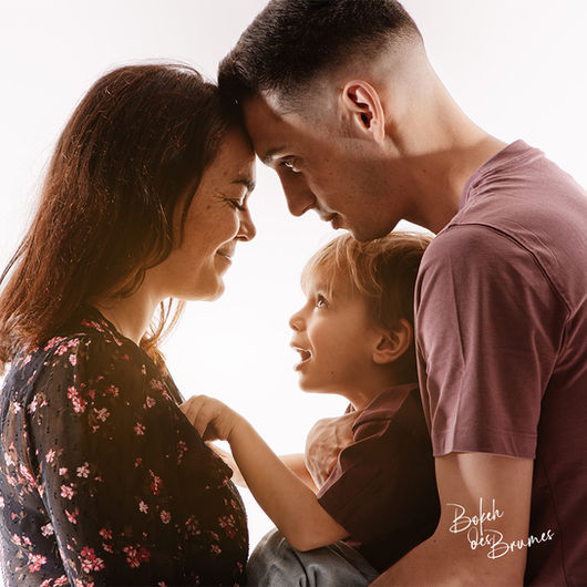 Famille en shooting photo près de Bordeaux