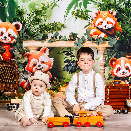 Enfants en shooting au studio près de Bordeaux