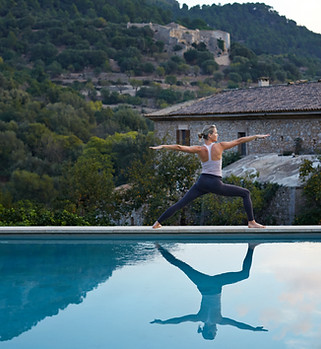 Yoga by the Pool
