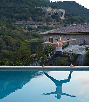 Yoga by the Pool