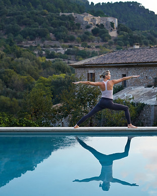 Yoga by the Pool