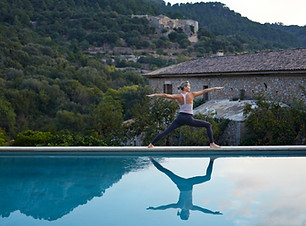 Yoga by the Pool