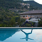 Yoga by the Pool