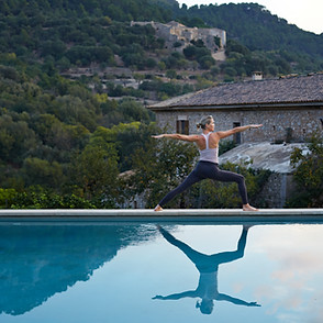 Yoga by the Pool