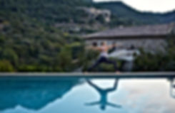 Yoga by the Pool