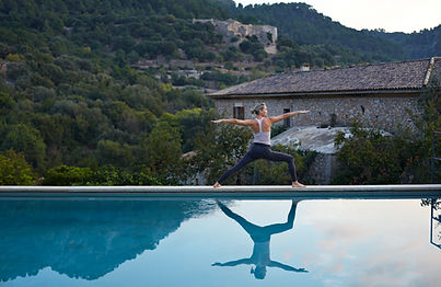 Yoga by the Pool