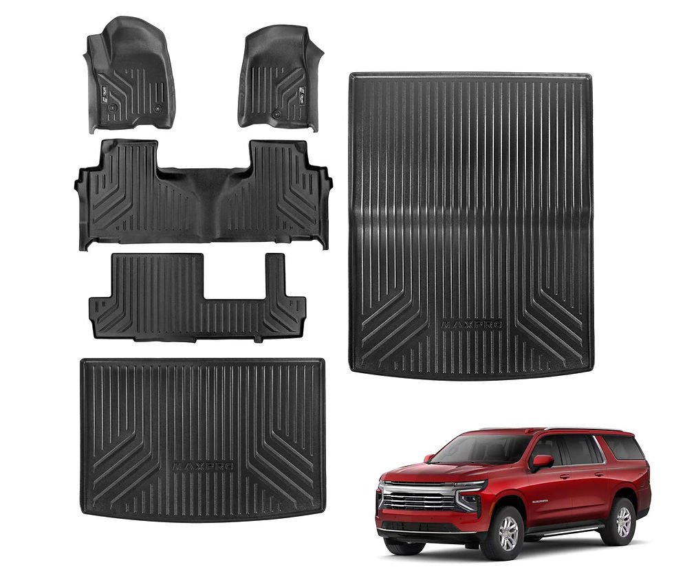 Premium Maxpro for 2021-2026 Chevrolet Suburban Bench Seat Floor Mats