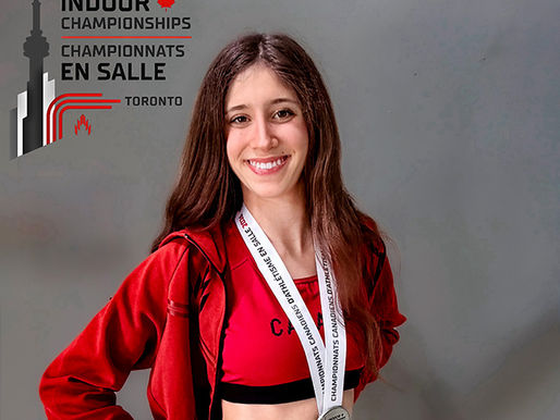 Local track athlete wins silver at national indoor championships