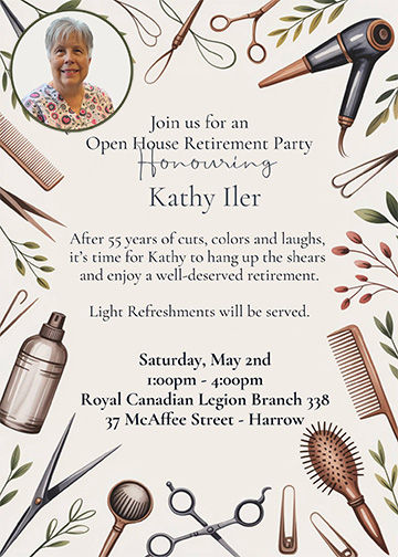 Kathy Iler - Open House Retirement Party