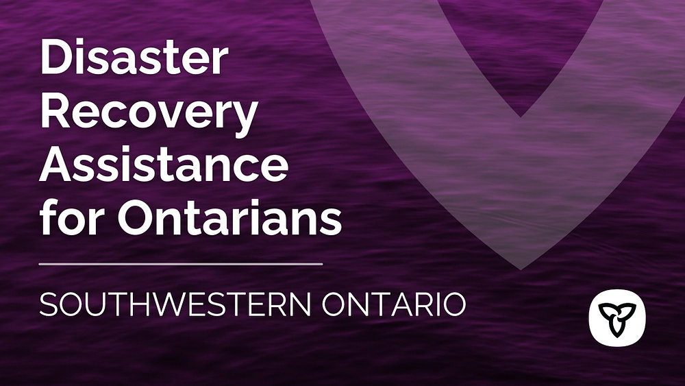 The Ontario government has activated the Disaster Recovery Assistance ...