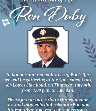 Celebration of Life - Ron Duby