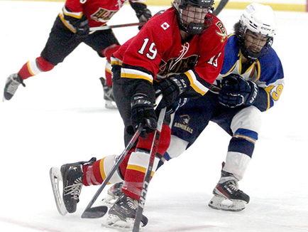 Admirals come up short against Flags and Blades