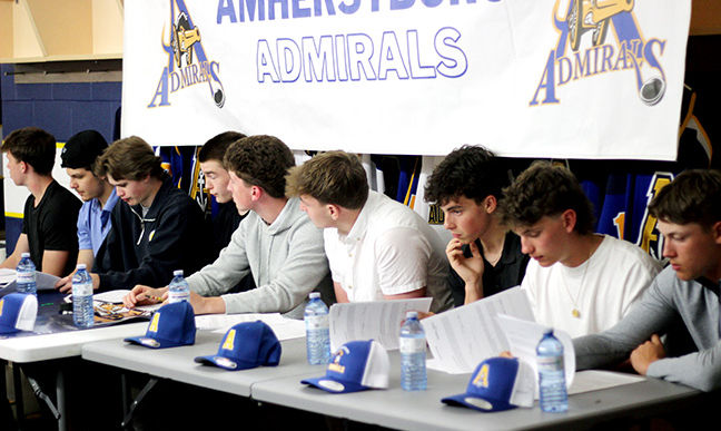 Admirals get head start on season by signing nine rookies
