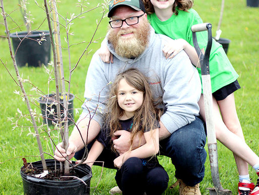 Town active on Earth Day with tree giveaways and plantings