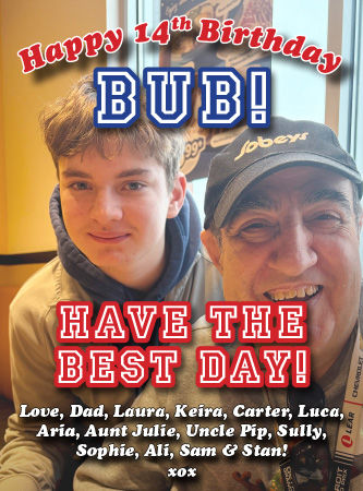 Happy Birthday, Bub!