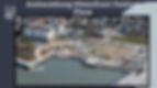 Aerial view of Amherstburg Waterfront Plaza under construction, with diggers on site. Nearby houses, waterfront, and text at top.