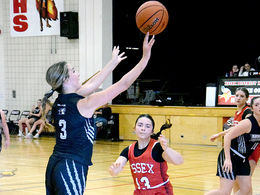 Sr Wolves girls basketball loses tight game against Essex
