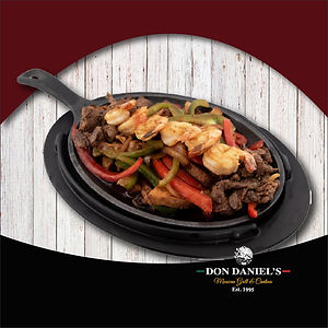 Fajitas Mixtas (Camaron, Carne y Pollo)
