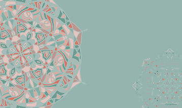 Fond d’écran mandala vert sauge à télécharger– énergie douce et apaisante