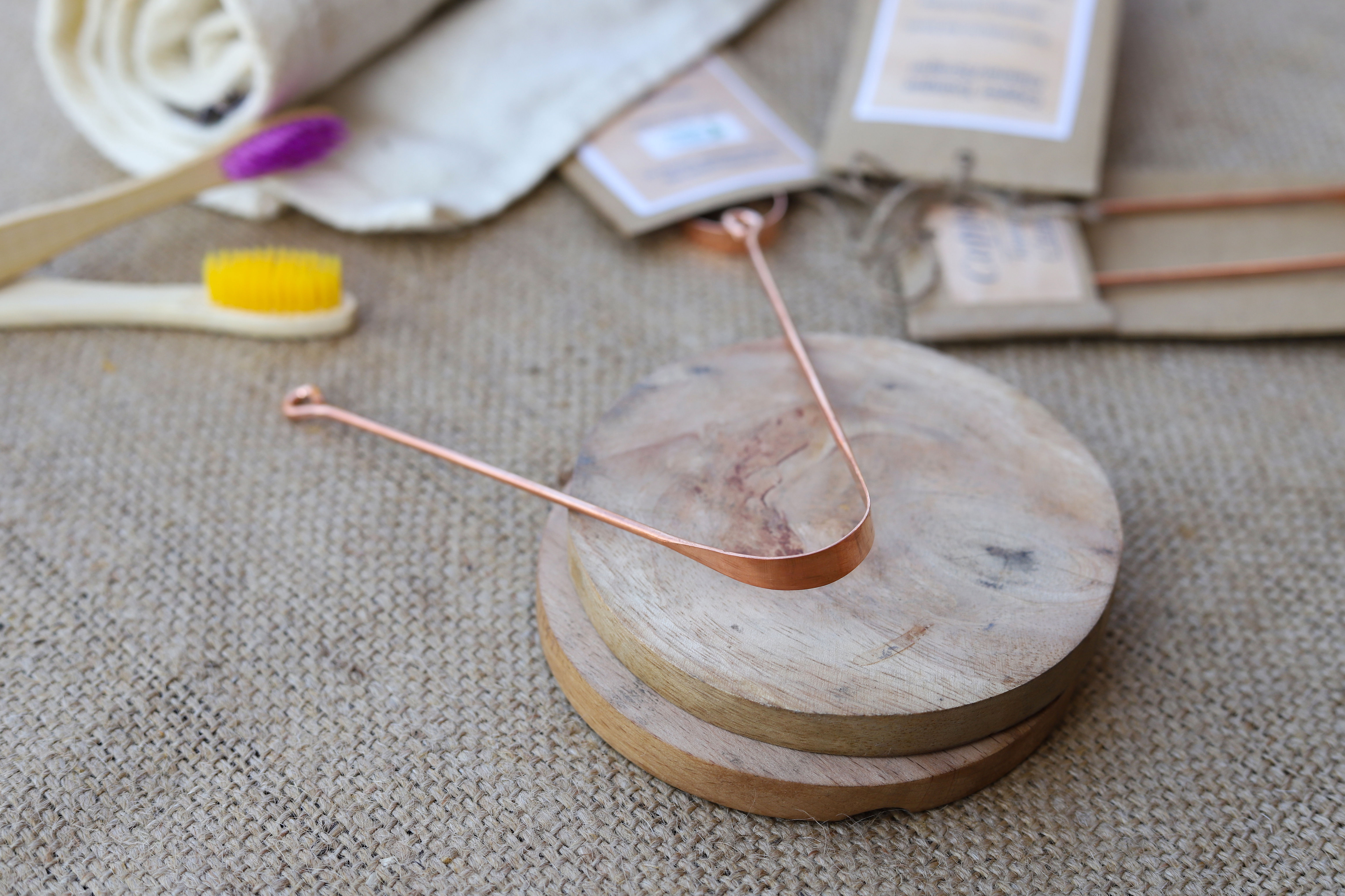 Copper Tongue Cleaner/Scraper