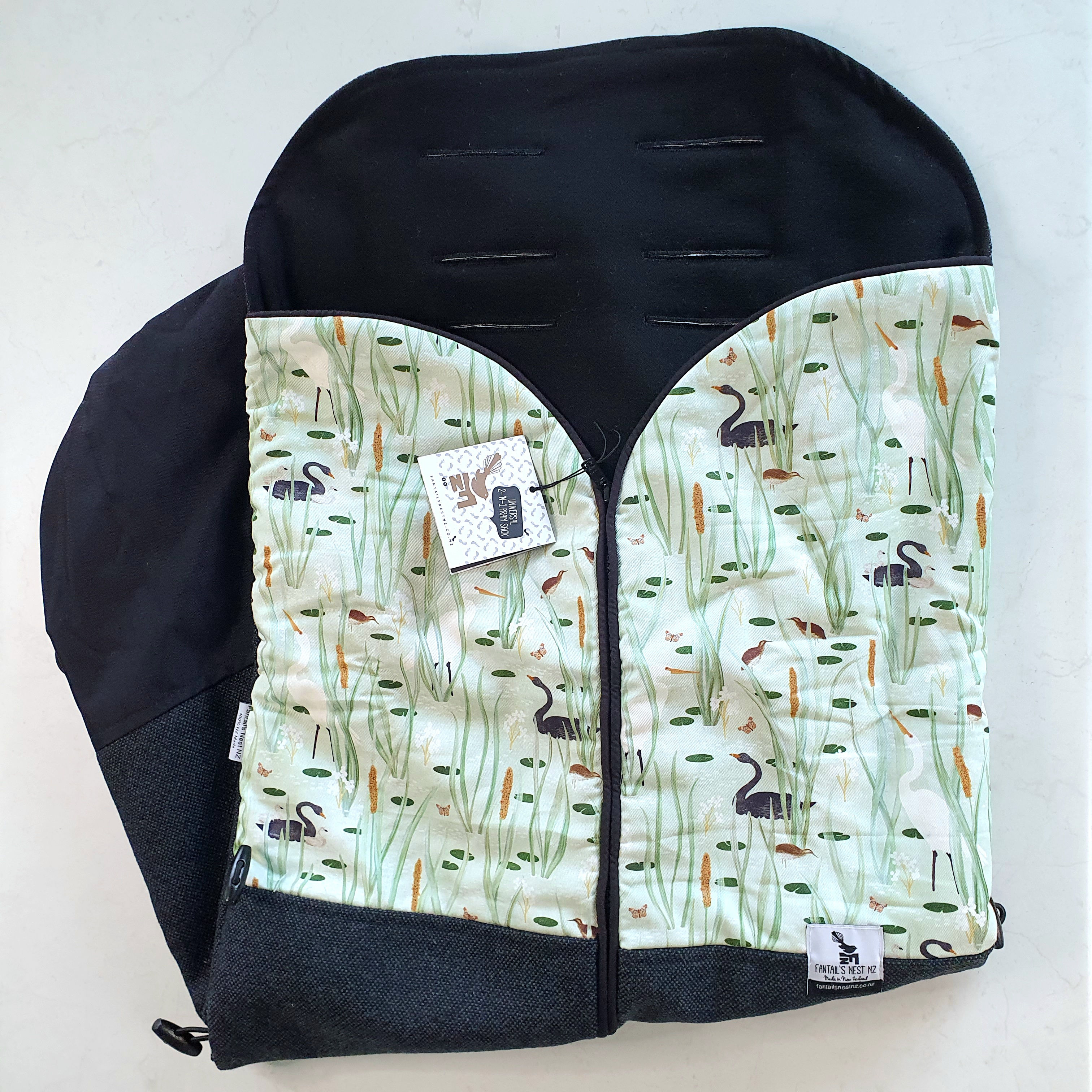 fantail's nest nz child pram nest sleeping bag swan pond
