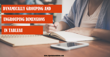 Dynamically grouping and ungrouping dimensions in Tableau