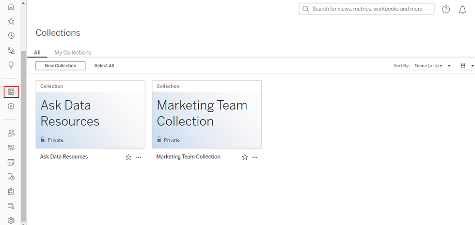 Tableau collections