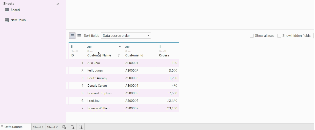 Splitting field into multiple fields in tableau