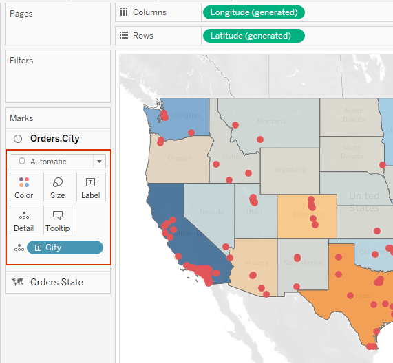formatting multiple map layers in tableau