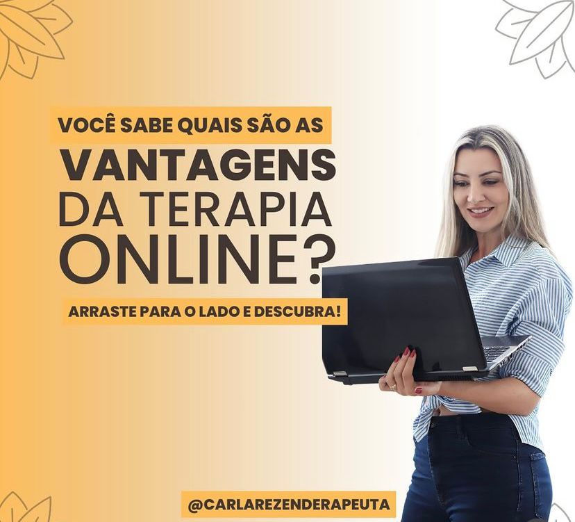 Terapia online - Vantagens