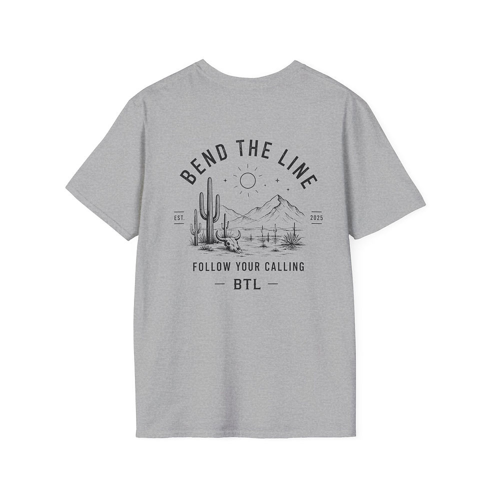 Thumbnail: Coastal Campfire T-Shirt — 'Beach the Vibe' Small Chest Graphic
