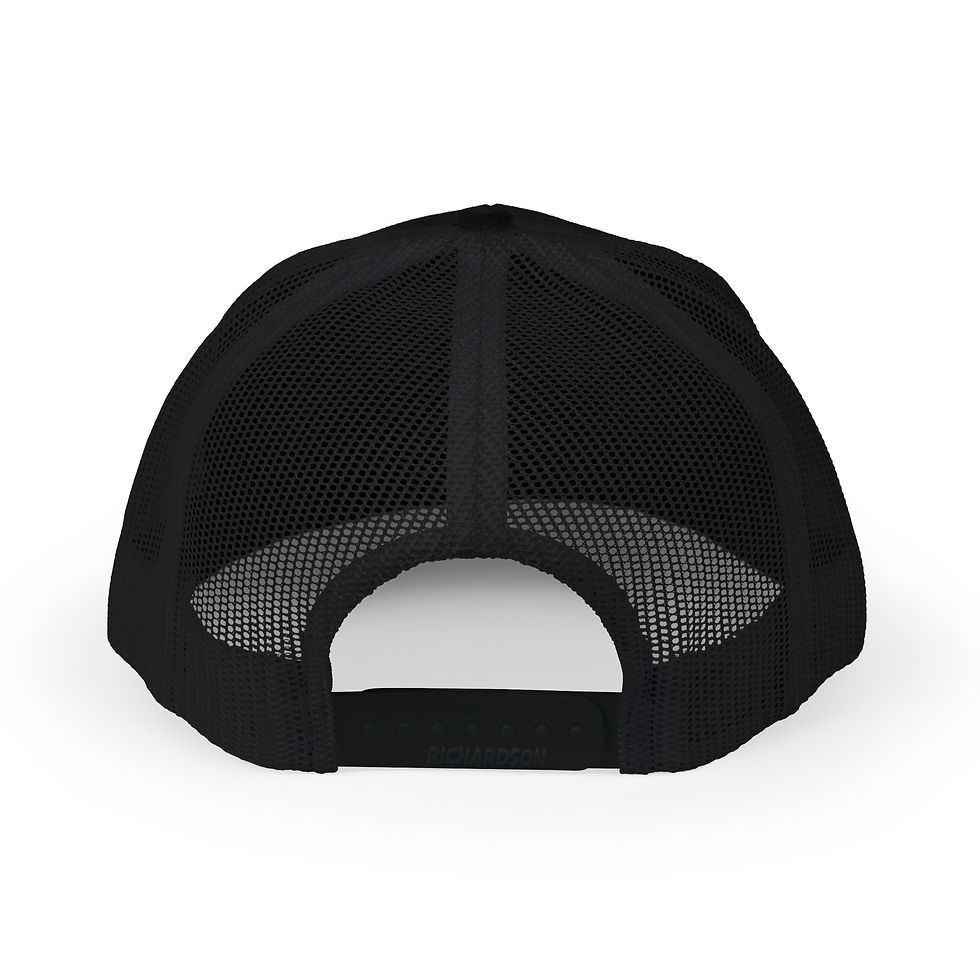 Thumbnail: BTL Embroidered Trucker Cap – Classic Black & White Snapback