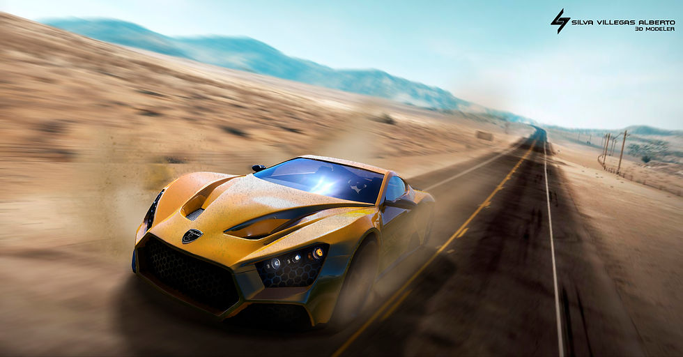 ZENVO ST1 Action