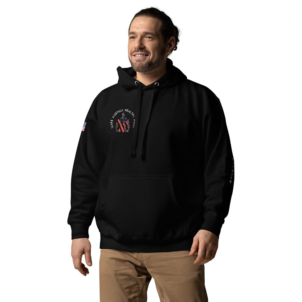 Thumbnail: Unbroken MAHA Black Unisex Hoodie
