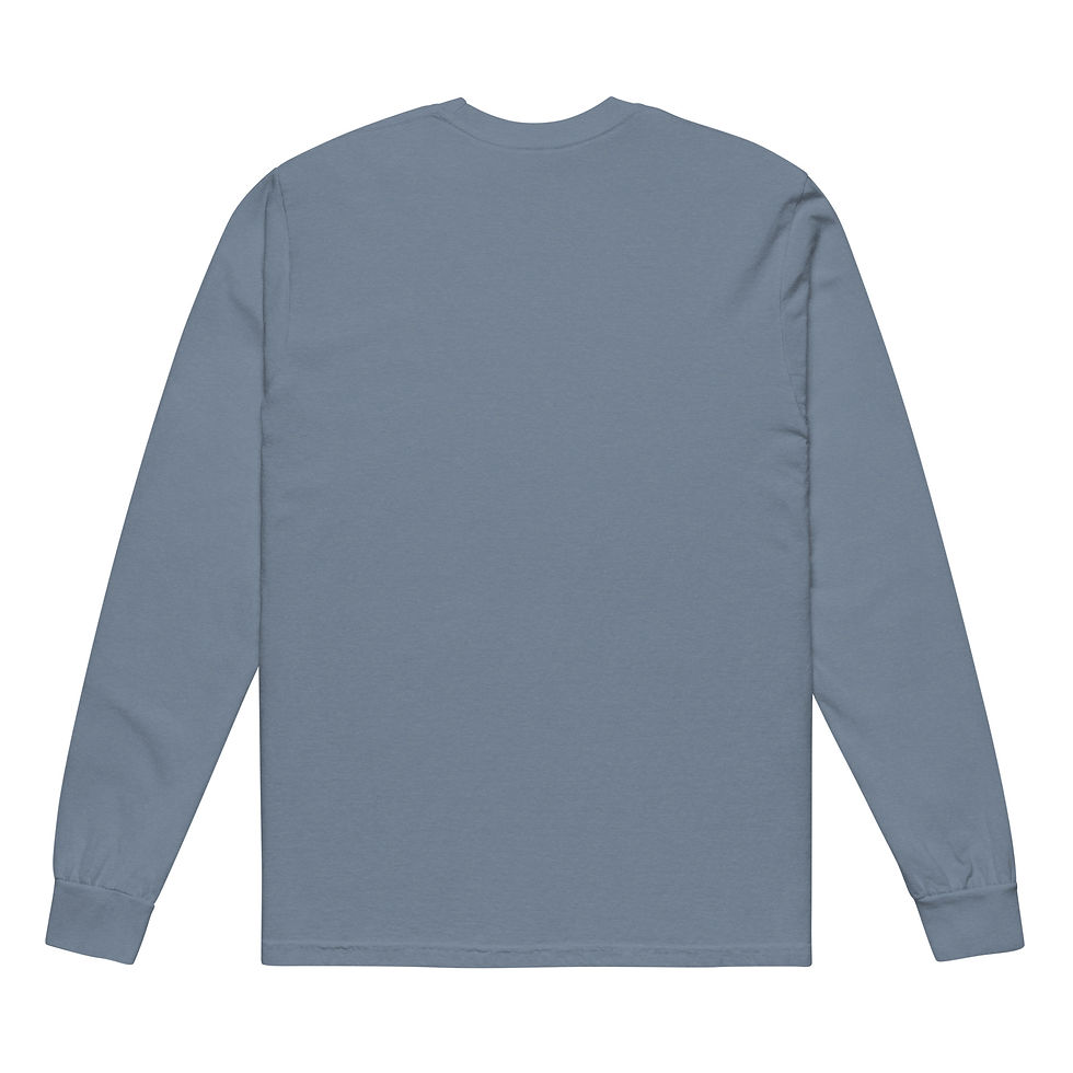 Thumbnail: Garment-dyed heavyweight long-sleeve shirt
