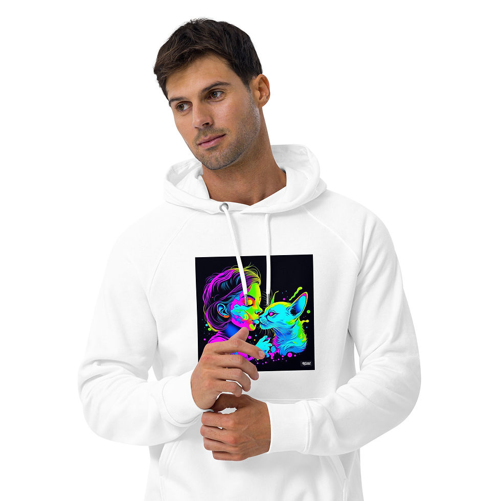 Thumbnail: Unisex eco raglan hoodie