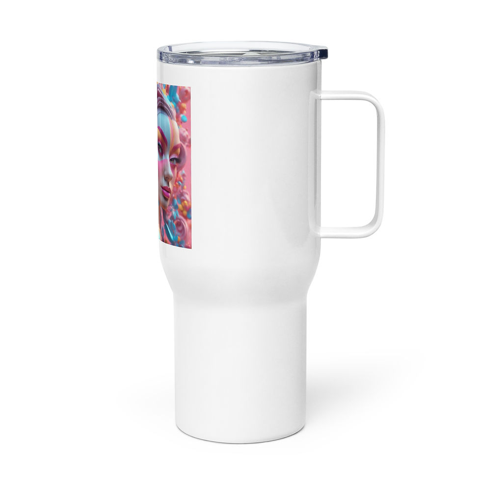 Miniatura: Travel mug with a handle