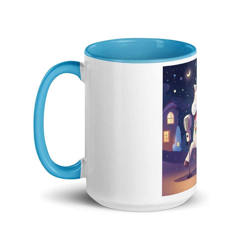 Thumbnail: Mug with Color Inside - the singer horse 