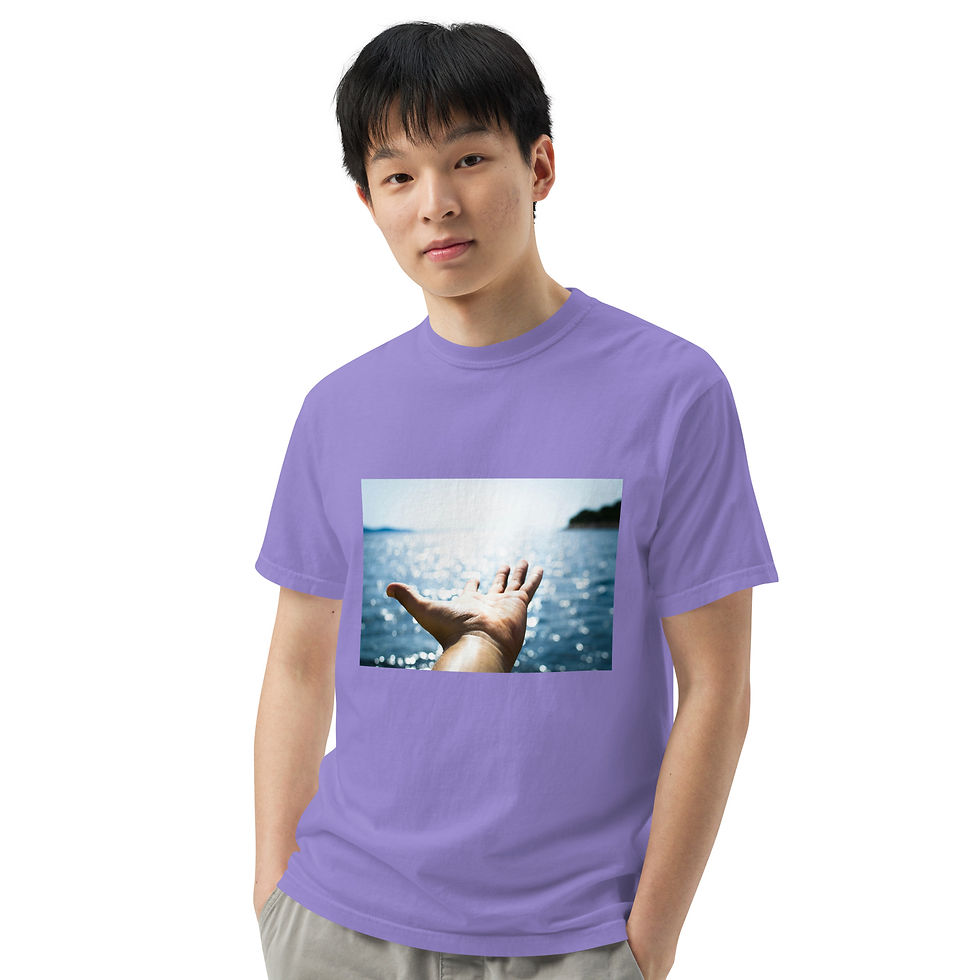 Thumbnail: Unisex garment-dyed heavyweight t-shirt