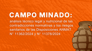 Campo Minado: Fundeps y Fundación SANAR alertan sobre los riesgos sanitarios y jurídicos de las nuevas disposiciones de ANMAT.