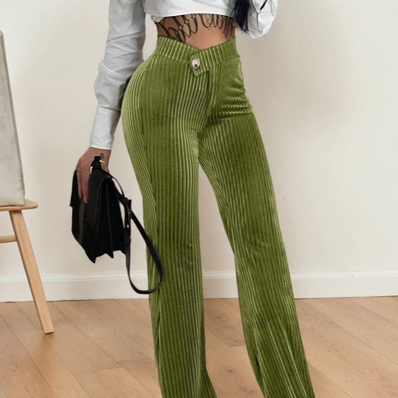 Thumbnail: Sienna Ribbed Trousers