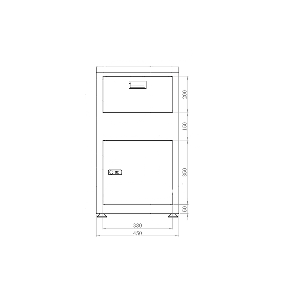Medidas Buzón Milbox M