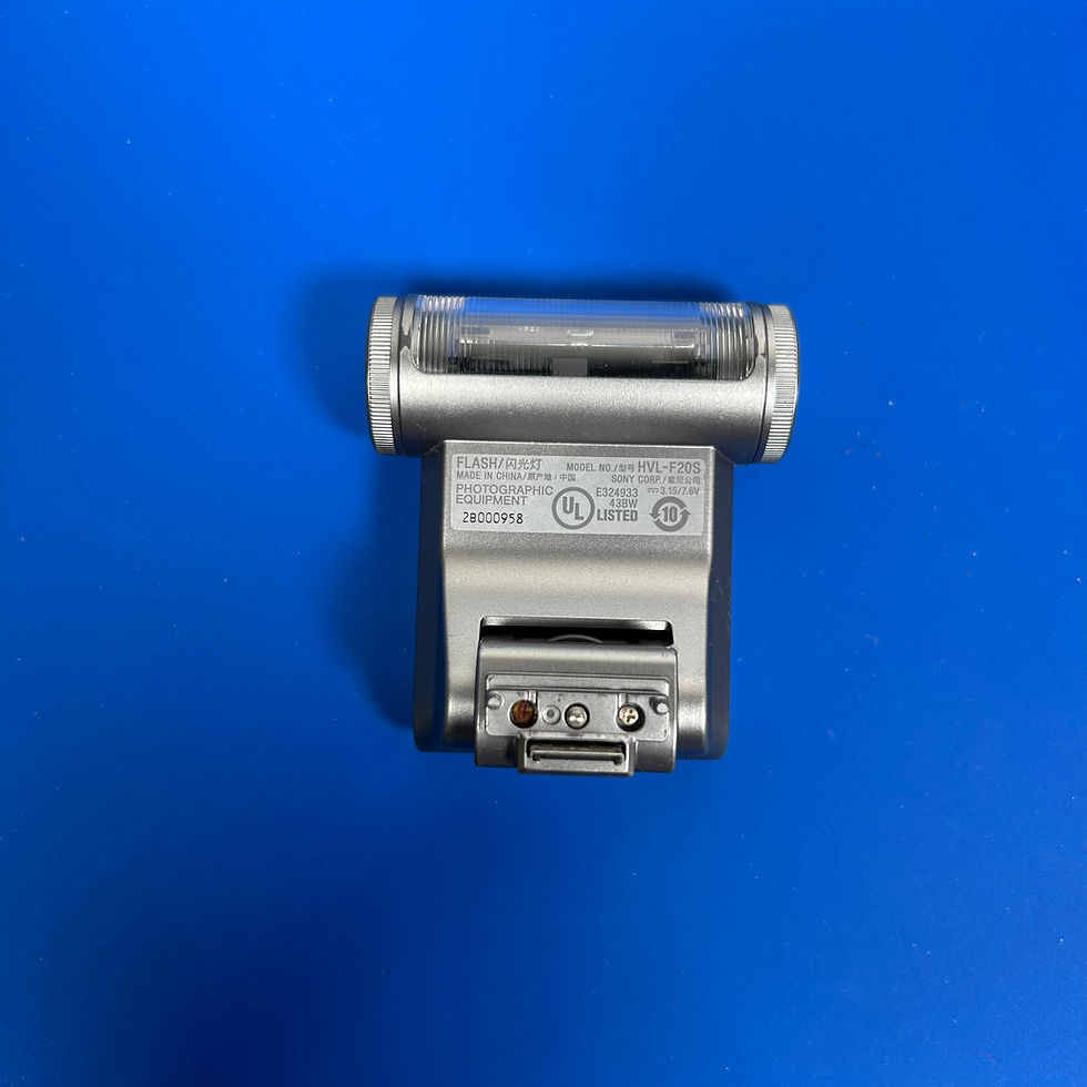 Sony HVL-F20S external flash rear view