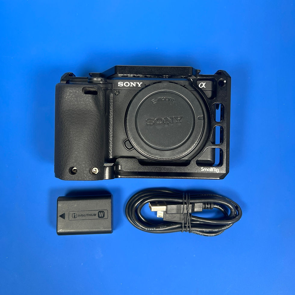 Example used Sony a6400 camera and SmallRig cage photographed by Mighty Cameras