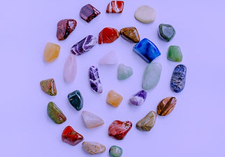 stones arranged in a circle symbolizing healing energy