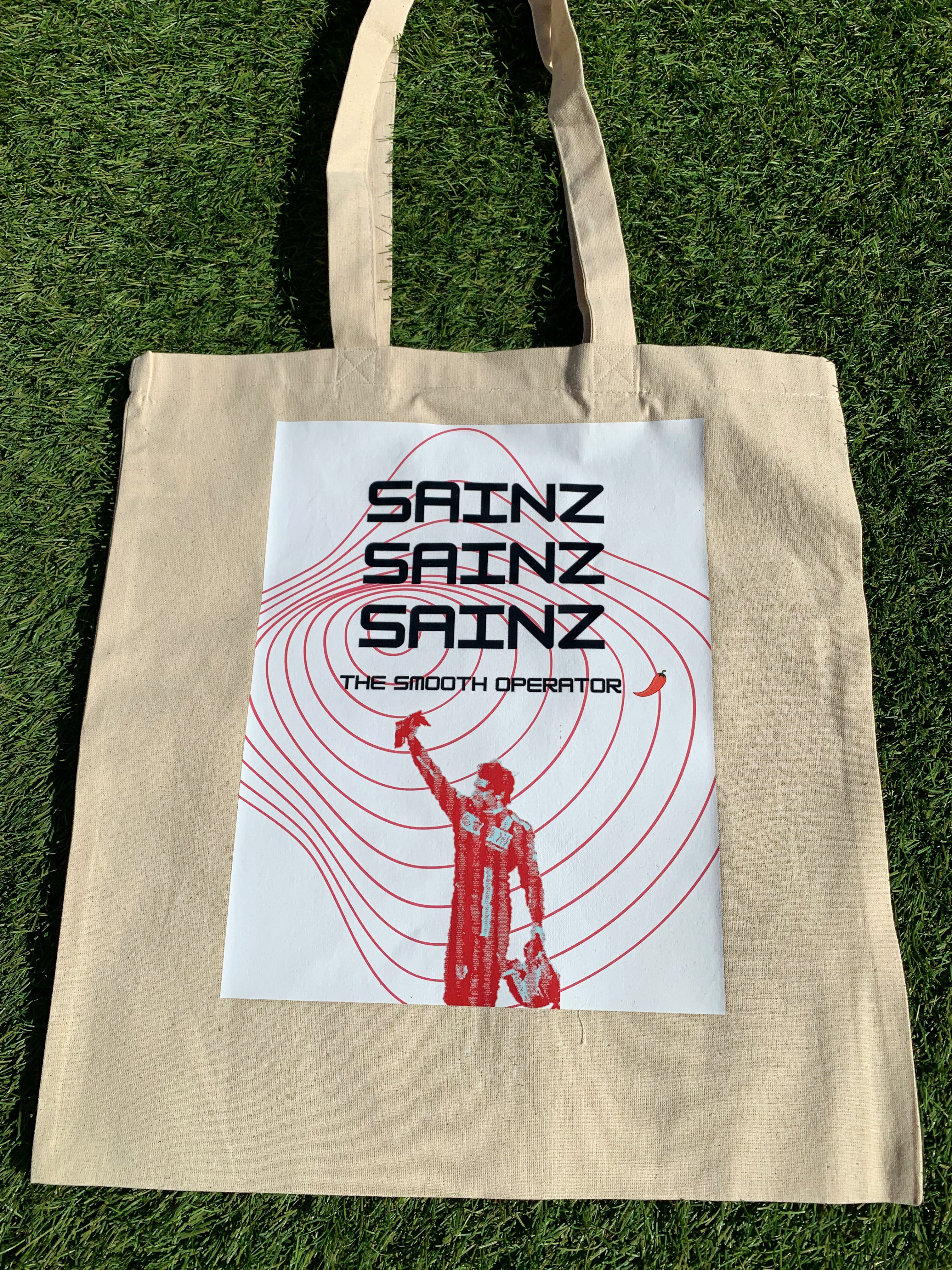 Carlos Sainz tote bag