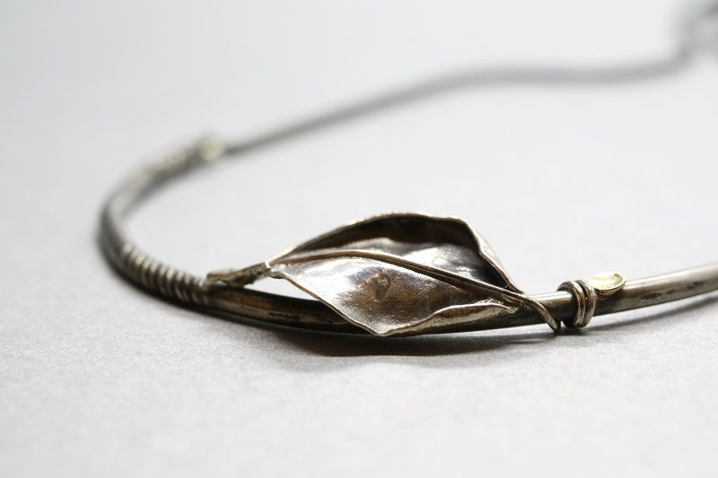Thumbnail: Kaloni necklace stainless steel artistic design jewelry schmuck agathos nafplio greece camaraworkshop.com