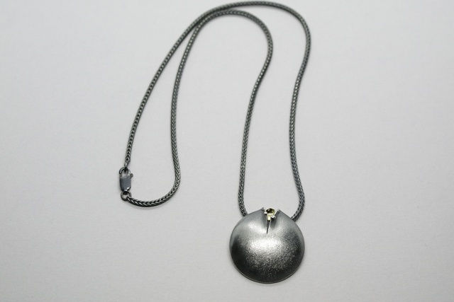 Thumbnail: Karion pendant handmade artistic jewelry agathos nafplio greece camaraworkshop.com