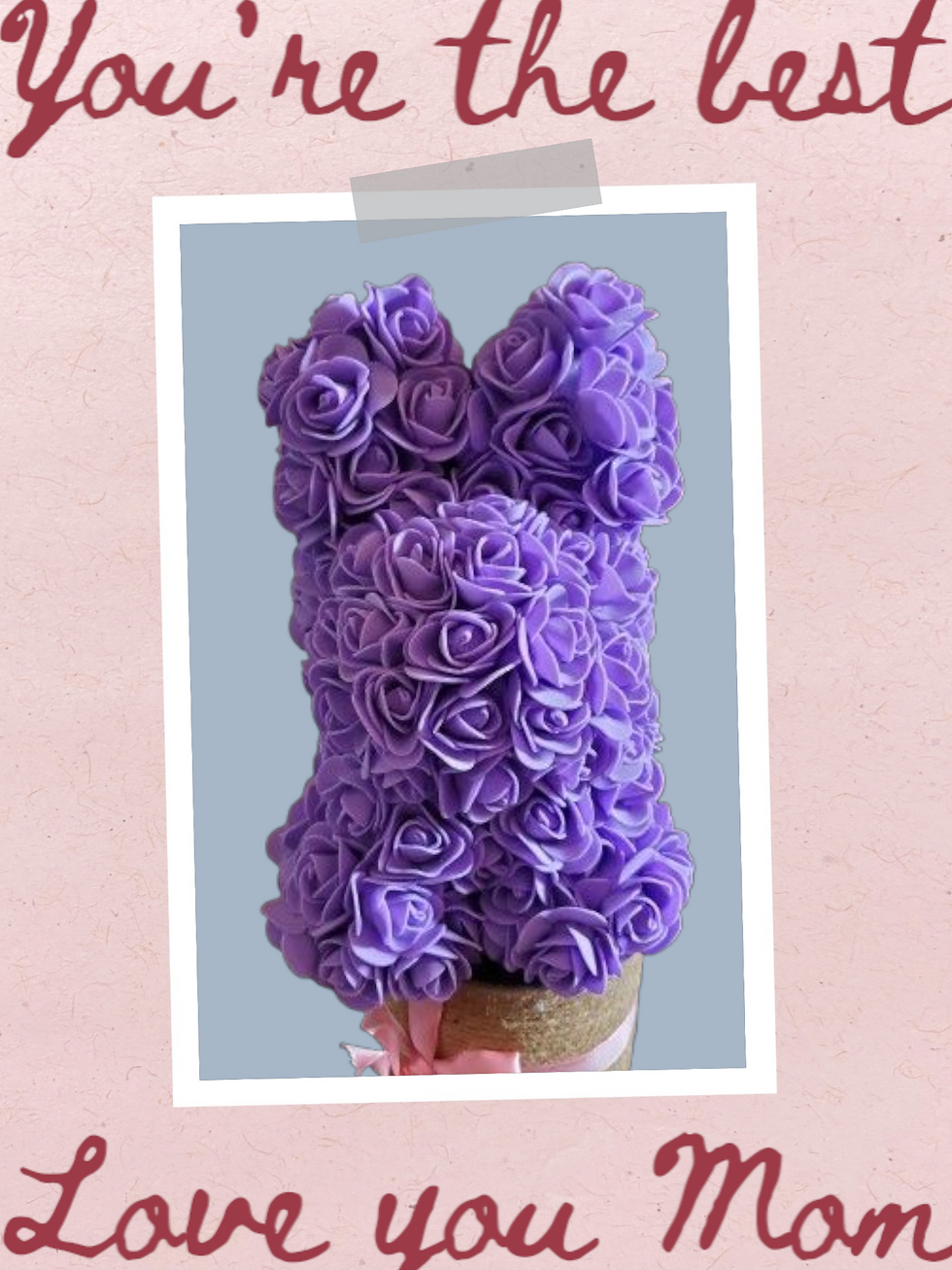 Miniature : Ours en rose