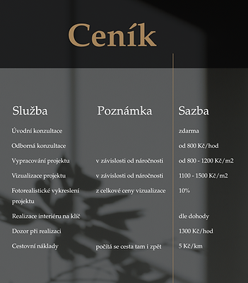 ceník
